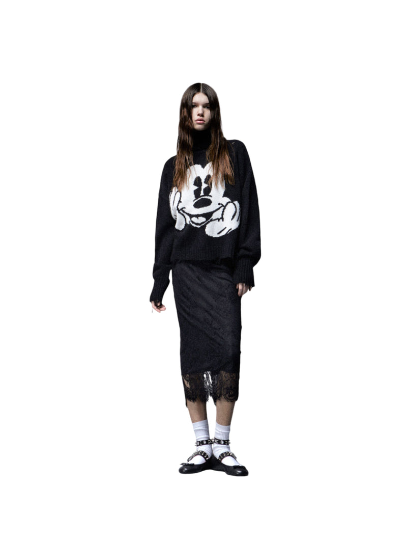 Aniye By maglione pull mickey smile