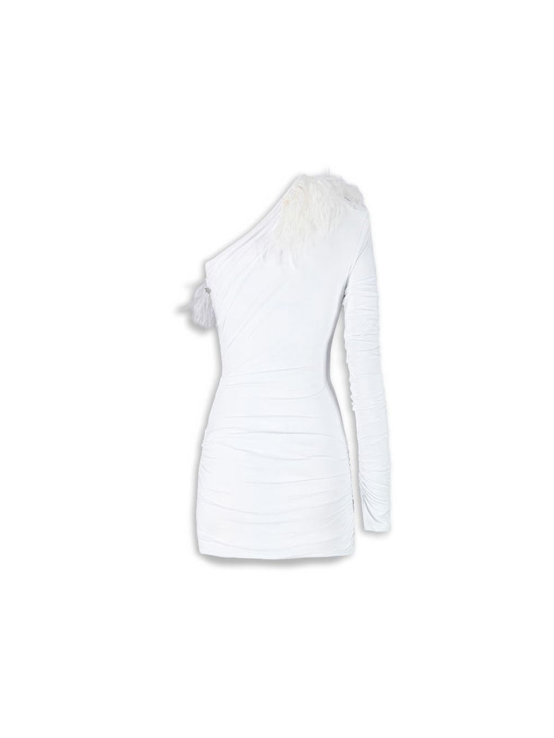 Aniye By abito plume dress jett