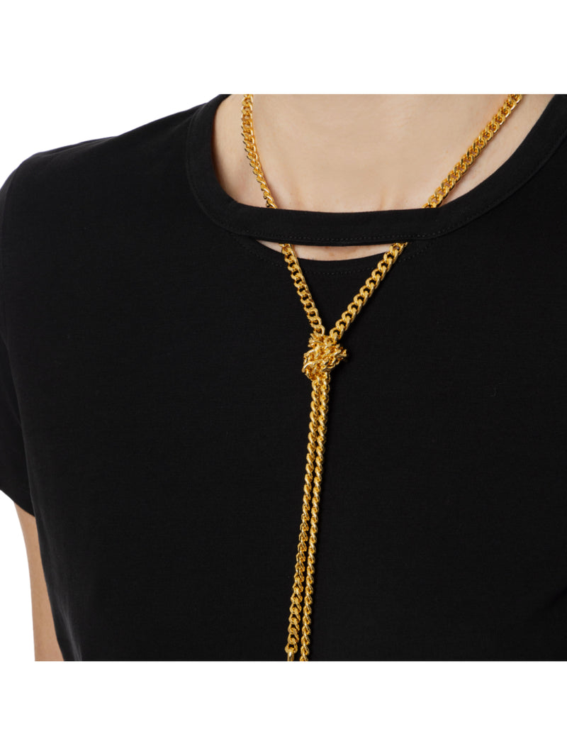 Elisabetta Franchi T-shirt in jersey con collana