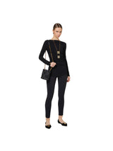 Elisabetta Franchi maglia in jersey con drappeggio
