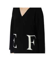 Elisabetta Franchi maglia in misto lana con logo
