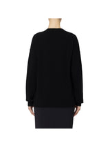 Elisabetta Franchi maglia in misto lana con logo