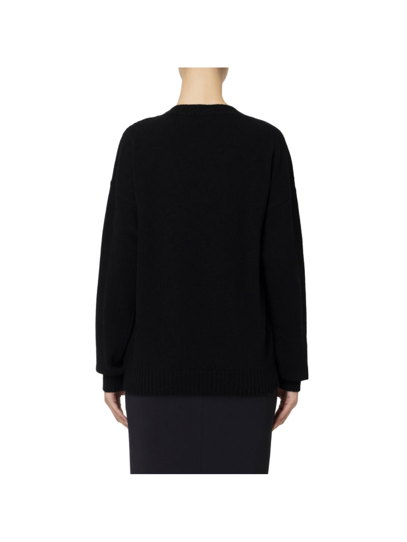 Elisabetta Franchi maglia in misto lana con logo