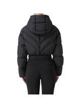 Elisabetta Franchi piumino cropped in nylon