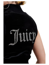 Juicy Couture gilet thunder velour black