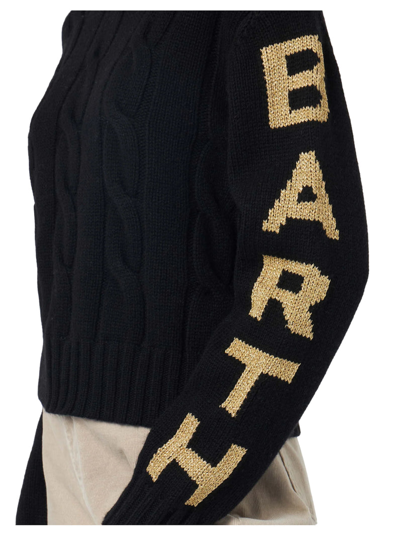 MC2 Saint Barth maglione intrecciato a collo alto con stampa jacquard Saint Barth