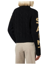 MC2 Saint Barth maglione intrecciato a collo alto con stampa jacquard Saint Barth