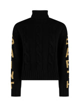 MC2 Saint Barth maglione intrecciato a collo alto con stampa jacquard Saint Barth