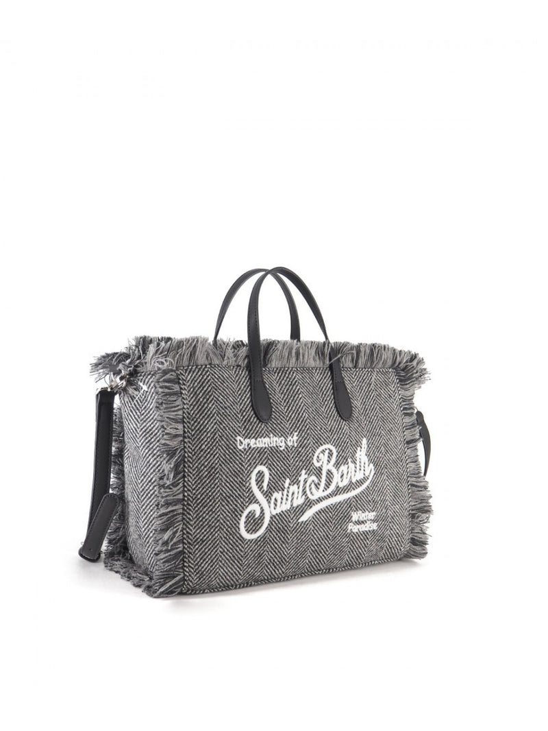 MC2 Saint Barth borsa Colette in lana con ricamo logo