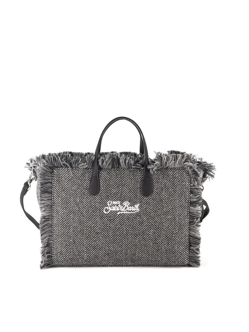 MC2 Saint Barth borsa Colette in lana con ricamo logo