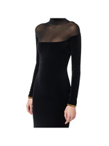 Elisabetta Franchi abito Red Carpet in velluto e jersey