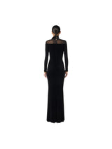 Elisabetta Franchi abito Red Carpet in velluto e jersey