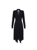 Elisabetta Franchi abito in georgette con collana tubolare