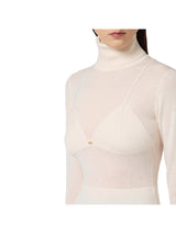 Elisabetta Franchi abito in misto lana con collo dolcevita