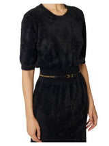 Abito in maglia con cintura