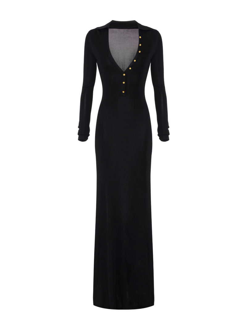 Abito lungo in maglia