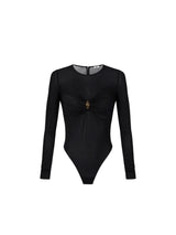 Elisabetta Franchi body in jersey con dettaglio gioiello