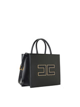 Elisabetta Franchi borsa tote grande con logo