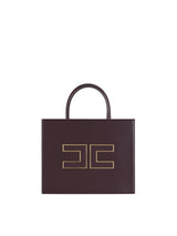 Elisabetta Franchi borsa tote grande con logo