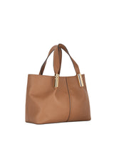 Elsabetta Franchi borsa tote media con dettagli logo