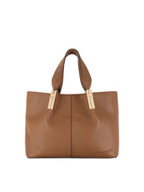 Elsabetta Franchi borsa tote media con dettagli logo