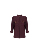 Elisabetta Franchi camicia in georgette di viscosa
