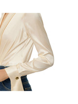 Elisabetta Franchi camicia body in raso