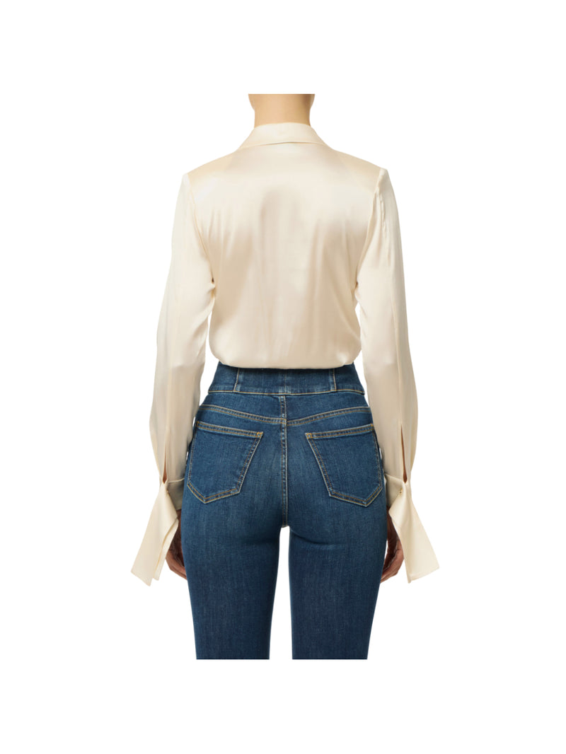 Elisabetta Franchi camicia body in raso