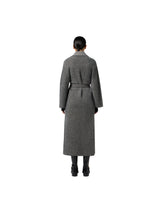 Elisabetta Franchi cappotto in misto lana con cintura