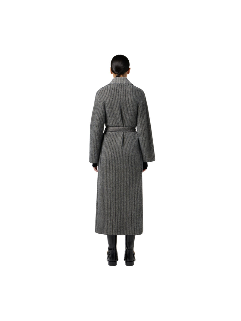 Elisabetta Franchi cappotto in misto lana con cintura