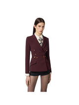 Elisabetta Franchi giacca in crêpe leggero con dettagli zip