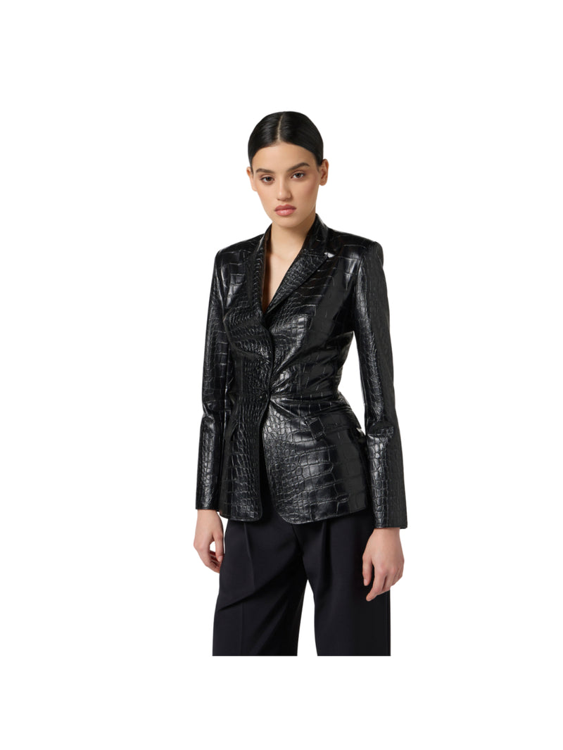 Elisabetta Franchi giacca con stampa cocco