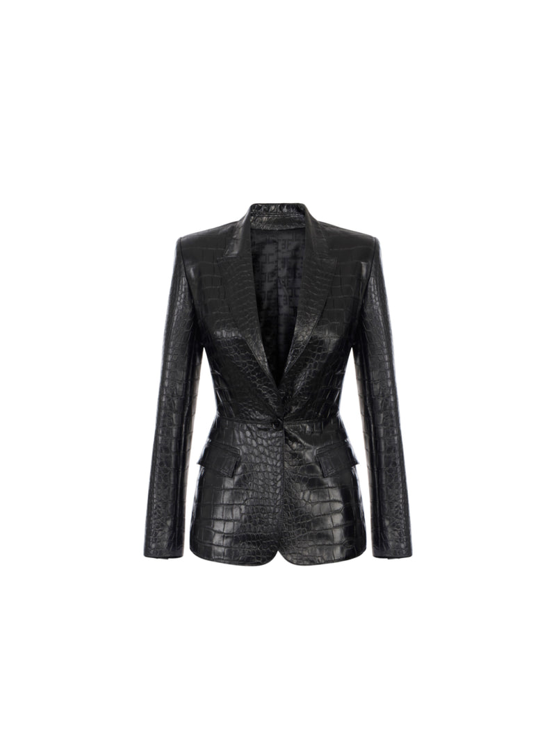 Elisabetta Franchi giacca con stampa cocco