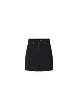 Elisabetta Franchi gonna in doppio crêpe con zip