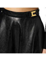 Elisabetta Franchi gonna in craquelé con dettagli logo