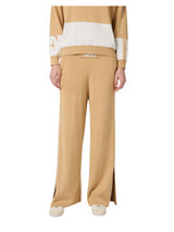 Pantalone viscosa con bande laterali