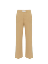 Pantalone viscosa con bande laterali