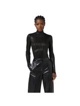 Eliabetta Franchi maglia laminata a costine