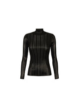 Eliabetta Franchi maglia laminata a costine