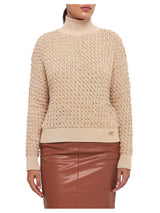 Elisabetta Franchi maglia in bouclé con paillettes