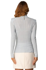 Maglia viscosa con dettagli logo