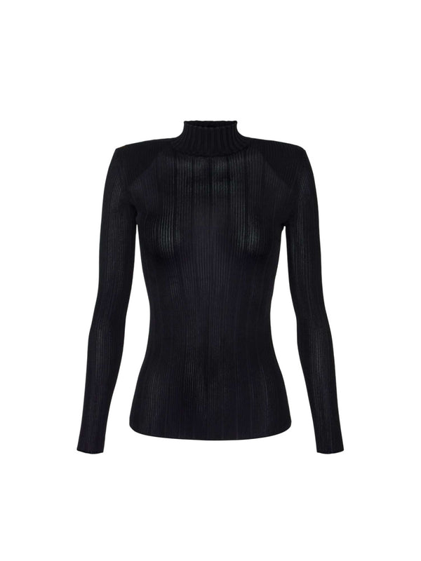 Maglia viscosa con dettagli logo