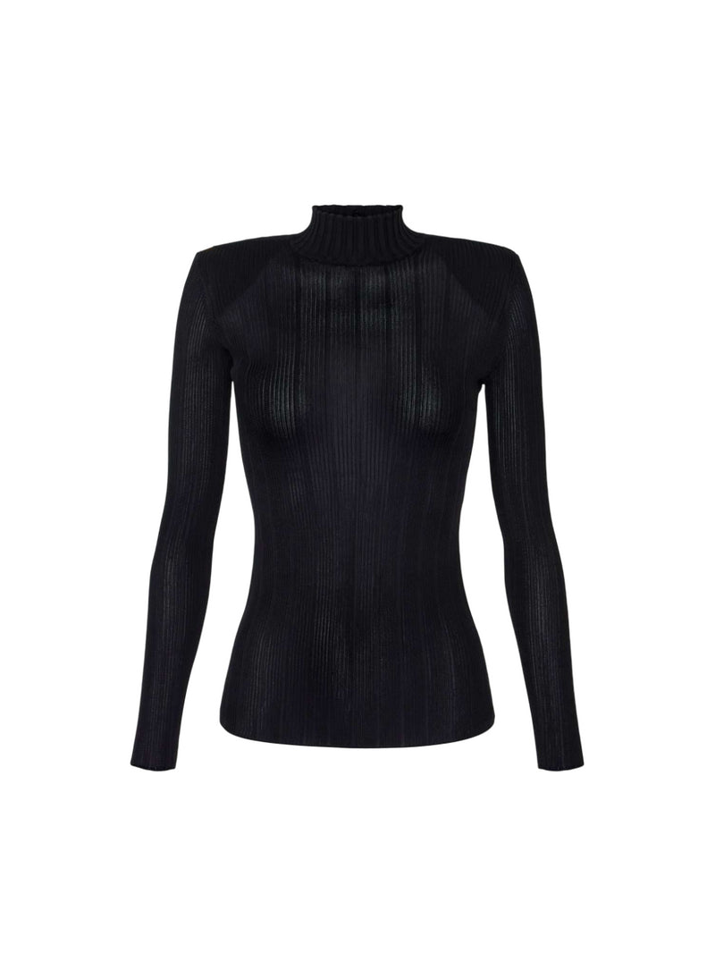 Maglia viscosa con dettagli logo