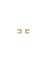 Elisabetta Franchi orecchini con logo