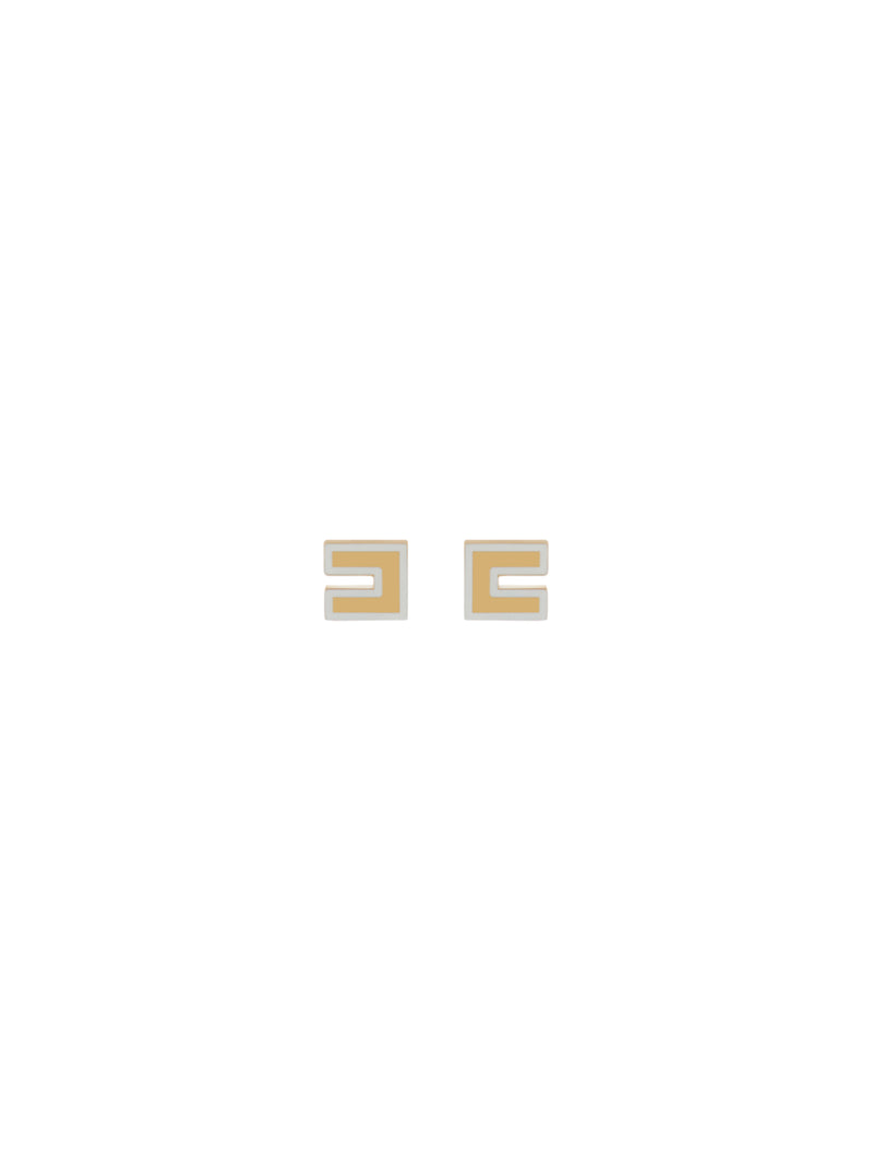Elisabetta Franchi orecchini con logo