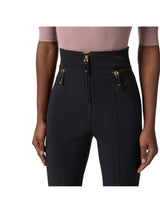 Elisabetta Franchi pantaloni in crêpe con dettagli zip