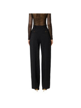 Elisabetta Franchi pantaloni in crêpe leggero con pinces