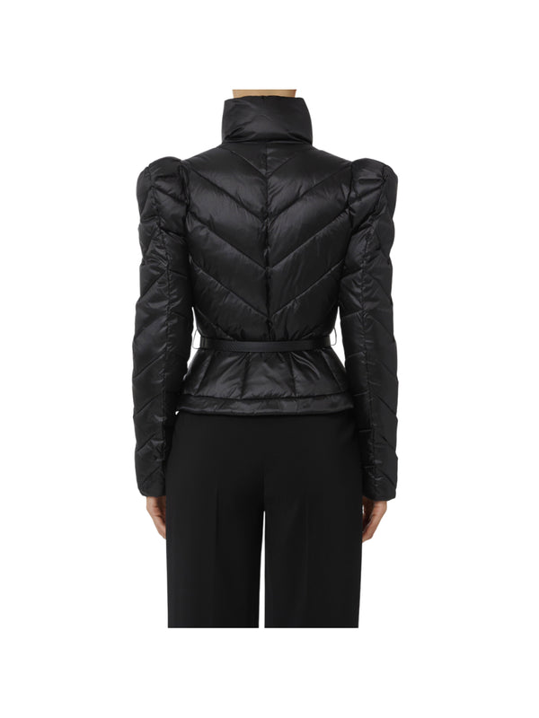 Elisabetta Franchi piumino in tessuto vela con baschina