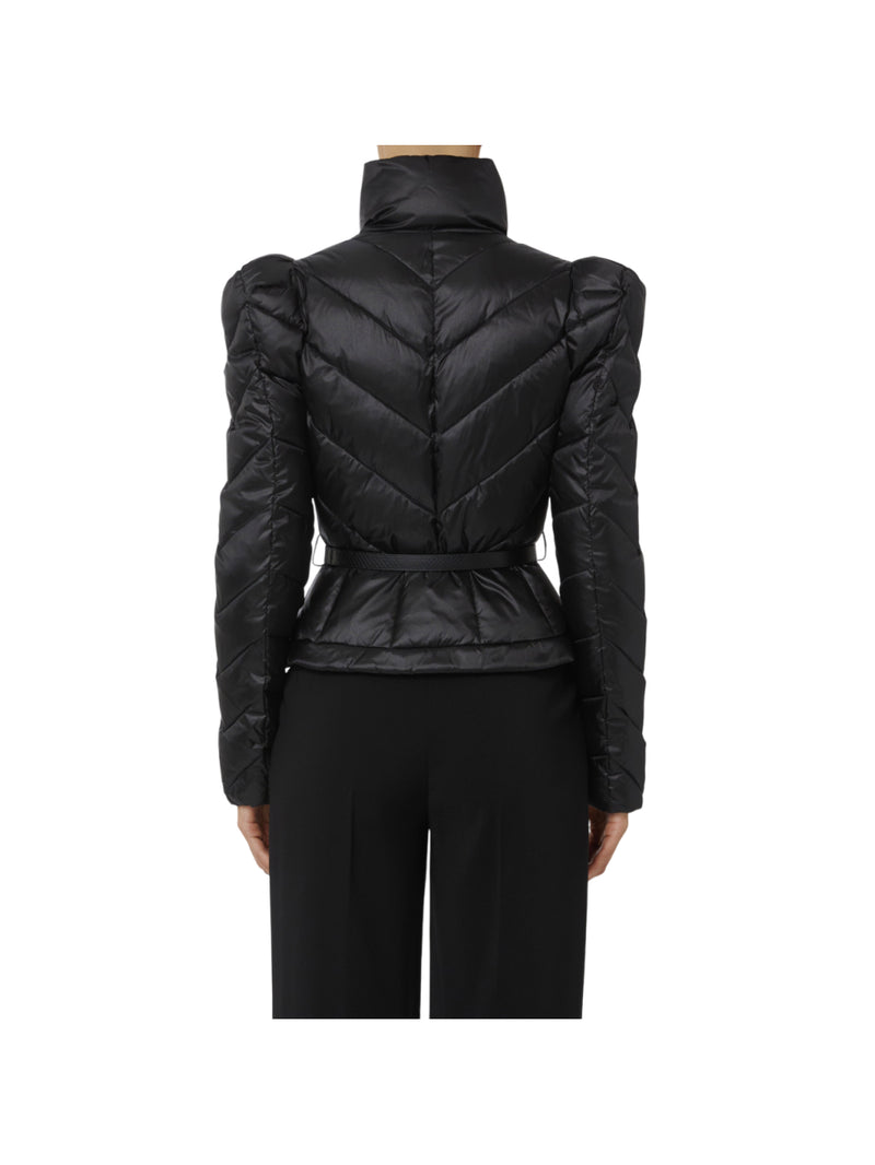 Elisabetta Franchi piumino in tessuto vela con baschina