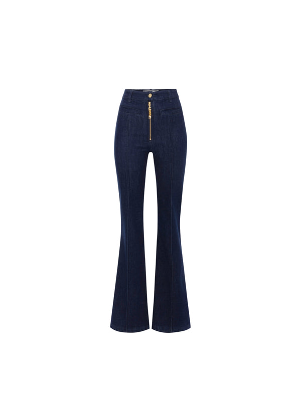 Elisabetta Franchi jeans con zip gioiello